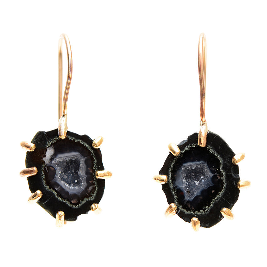 Geode hot sale earrings studs